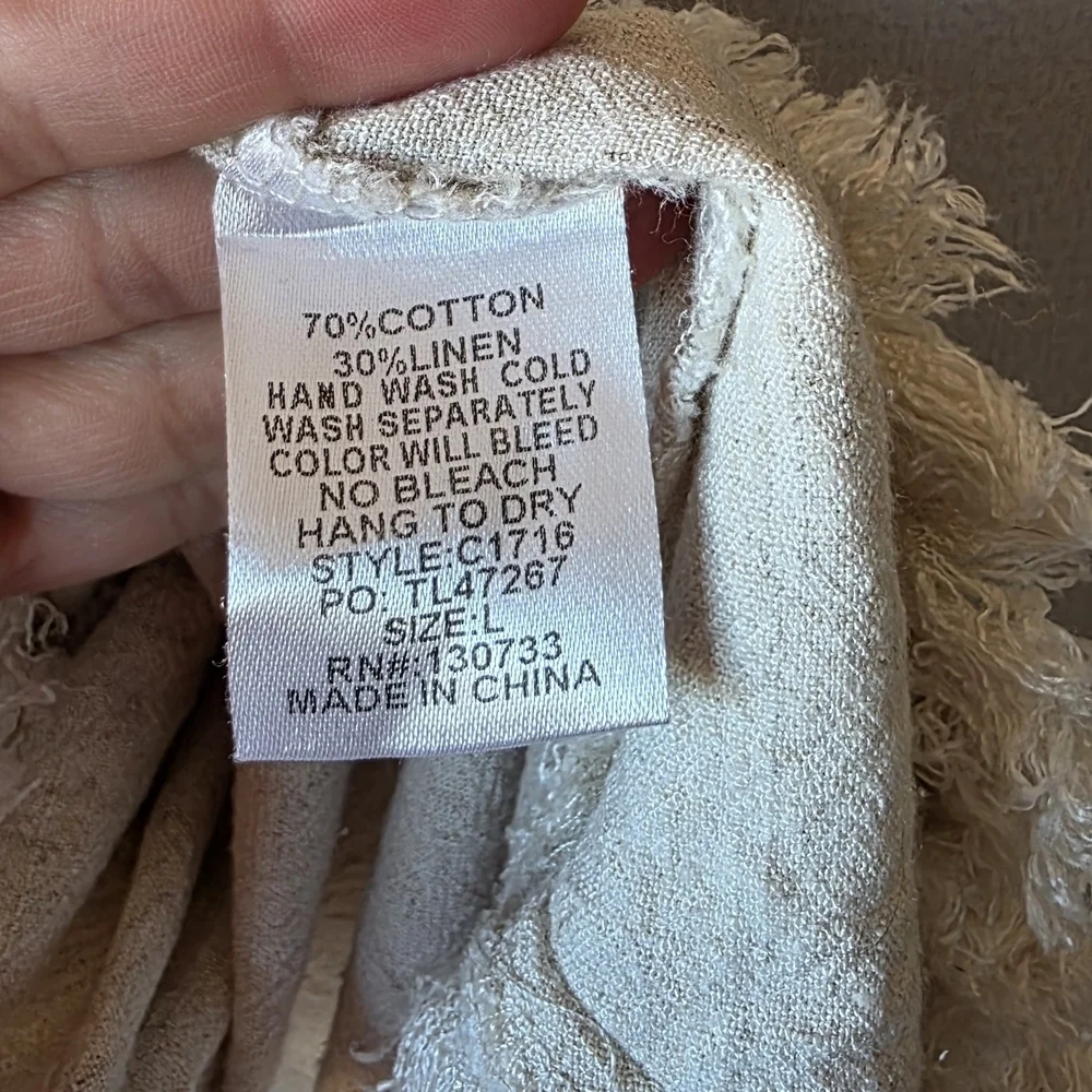 Umgee Textured Cream Top - Picture 7 of 7